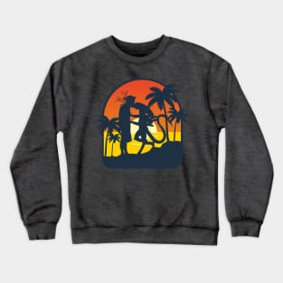 Alien Sunset Kiss Crewneck Sweatshirt